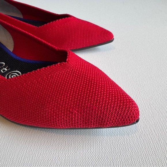 Rothy's The Point in Bright Red Women's Flats Size 6.5 - Picture 8 of 8